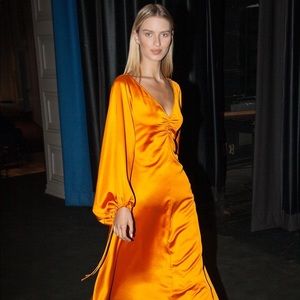 Staud Sofia Dress | Rust